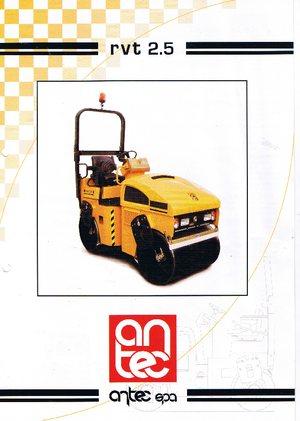 Cilindri vibratori în tandem Antec RVT 2.5-12