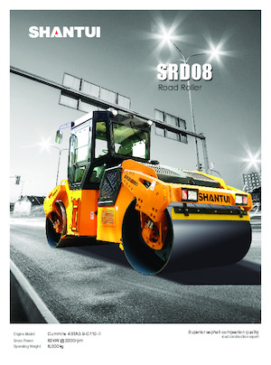 Cilindri vibratori în tandem Shantui SRD08
