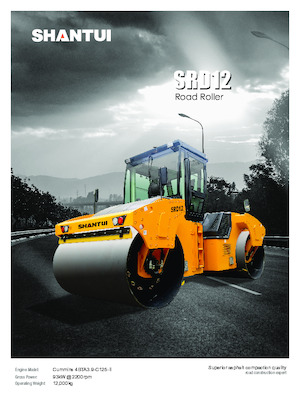 Cilindri vibratori în tandem Shantui SRD12 