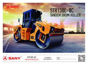 Cilindri vibratori în tandem Sany STR130C-8C