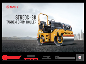 Cilindri vibratori în tandem Sany STR50C-8K