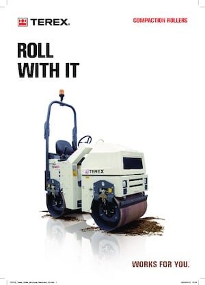 Cilindri vibratori în tandem Terex TV 900