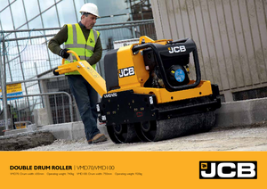 Cilindri vibratori în tandem JCB-Vibromax VMD70