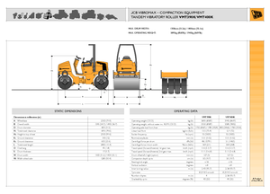 Cilindri vibratori în tandem JCB-Vibromax VMT 400 K