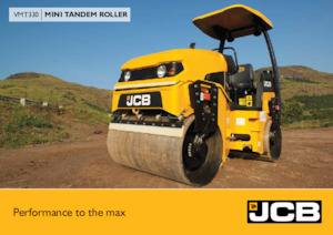 Cilindri vibratori în tandem JCB VMT330