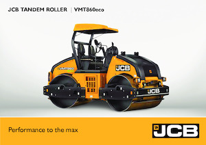 Cilindri vibratori în tandem JCB VMT860