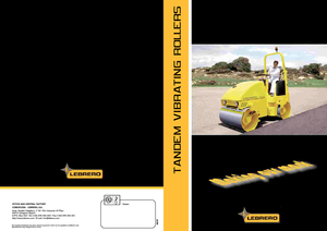 Cilindri vibratori în tandem Lebrero VTA 202-100