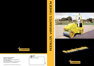 Cilindri vibratori în tandem Lebrero VTA 202-100