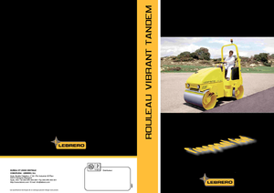Cilindri vibratori în tandem Lebrero VTA 202-100