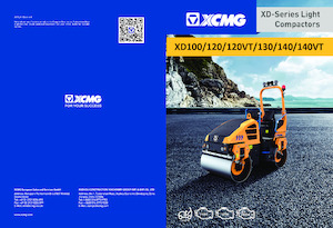 Cilindri vibratori în tandem XCMG XD120