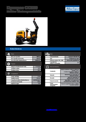 Cilindri vibratori în tandem Dynapac CC 800
