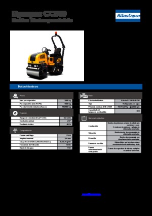 Cilindri vibratori în tandem Dynapac CC 900