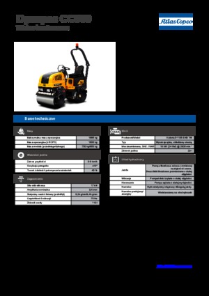 Cilindri vibratori în tandem Dynapac CC 900