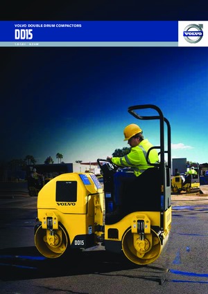 Cilindri vibratori în tandem Volvo DD15