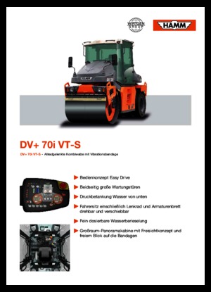Cilindri compactori în tandem Hamm DV+ 70i VT-S