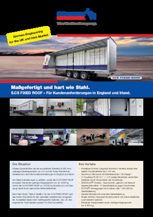 Semi-trailere cu platformă cu prelată Schmitz Cargobull S.CS FIXED ROOF