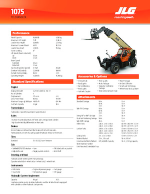 Telehandlere JLG 1075