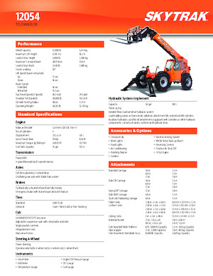Telehandlere JLG 12054
