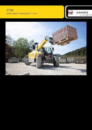Telehandlere Kramer 2706