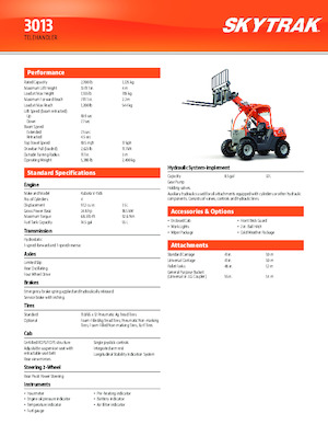 Telehandlere JLG 3013
