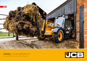 Încărcătoare (pe roți, cu cupă sau furci) JCB 525-60 AGRI Plus 