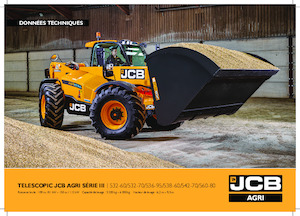 Încărcătoare (pe roți, cu cupă sau furci) JCB 536-95 AGRI