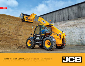 Încărcătoare (pe roți, cu cupă sau furci) JCB 536-95 AGRI
