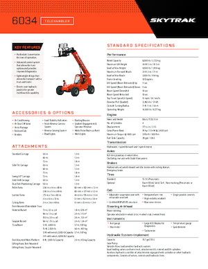 Telehandlere JLG 6034