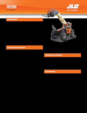 Telehandlere JLG 7013H