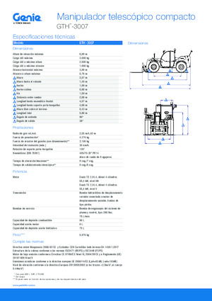 Telehandlere Genie GTH-3007