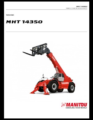 Telehandlere Manitou MHT 14350