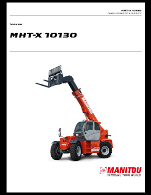Telehandlere Manitou MHT-X 10130