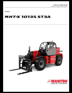 Telehandlere Manitou MHT-X 10135 ST3A