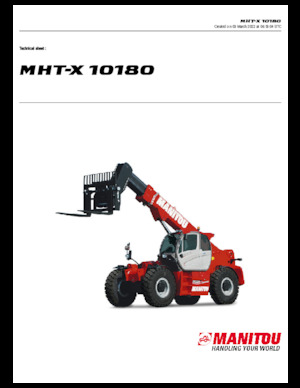 Telehandlere Manitou MHT-X 10180