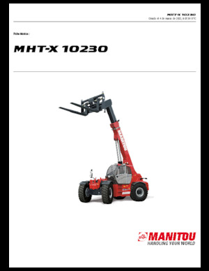 Telehandlere Manitou MHT-X 10230