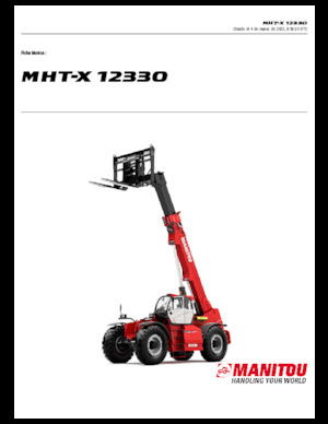 Telehandlere Manitou MHT-X 12330