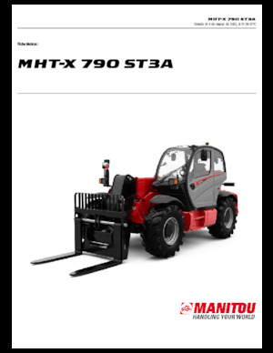 Telehandlere Manitou MHT-X 790 ST3A