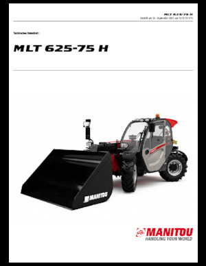 Telehandlere Manitou MLT 625-75 H