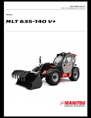 Telehandlere Manitou MLT 635-140 V+