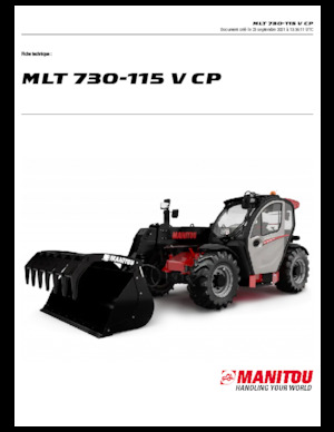 Telehandlere Manitou MLT 730-115 V CP