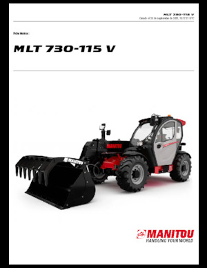 Telehandlere Manitou MLT 730-115 V