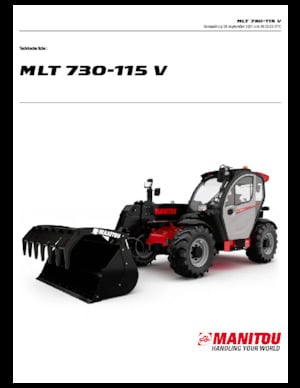 Telehandlere Manitou MLT 730-115 V