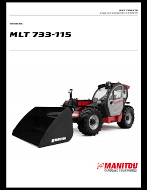 Telehandlere Manitou MLT 733-115