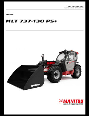 Telehandlere Manitou MLT 737-130 PS