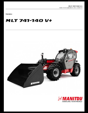 Telehandlere Manitou MLT 741-140 V+