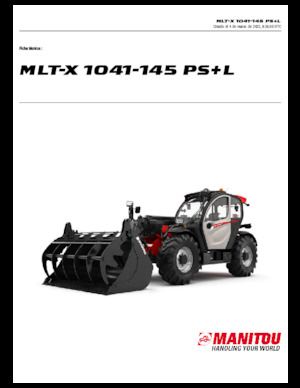 Telehandlere Manitou MLT-X 1041-145 PS+L