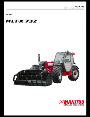 Telehandlere Manitou MLT-X 732