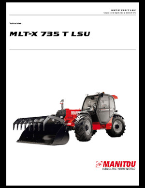 Telehandlere Manitou MLT-X 735 T LSU