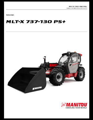 Telehandlere Manitou MLT-X 737-130 PS+