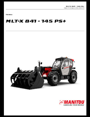 Telehandlere Manitou MLT-X 841 - 145 PS+